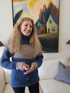original designs ... hand-knit sweaters  for sale